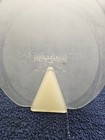  qty 2  Castle Plastics Clear Hard Rubber Horse Hoof Shoe Flat Pads
