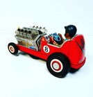 1950s Daiya Japan Visible V8 Roadster Tin Toy Litho Battery Toy It Does Operate