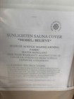 Sunlighten Sauna Cover  Model  Believe  Brand New  Still In Package  For Outdoor