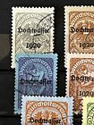 German Austria - First Republic - 1921  Set Overprinted  hochwasser 1920  - Used