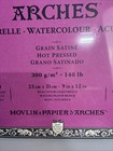Arches Watercolor Paper Block  Hot Press  9 X 12  140 Pound Kitchen