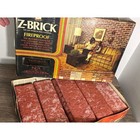 Vintage Z-brick Inca Antique Standard Fireproof Wall Covering 30 Bricks Red Diy