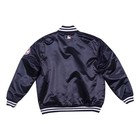 Ny Yankees 90s Vintage Athletic Jacket Blue Satin Bomber Style Varsity Jacket