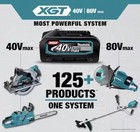 Makita Gsr02m1 40v Max Xgt Rear Handle 10   1 4  Circular Saw Kit  Aws Capable