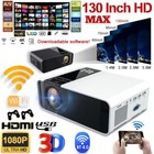 4k Hd 1080p Led Bluetooth Wifi Projector Theater Cinema Multimedia Hdmi Usb Vga