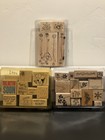 Huge Lot Stampin    Up  Rubber Stamps   Ink   Craft Teacher Junk Bulk 341 Pieces 