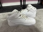Nike Air Force 1 Mid Le  gs  Dh2933-111 Triple White Youth Size 5 New