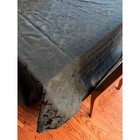 Forest Green Damask Rectangular Tablecloth 69 X 121 Floral Acanthus Leaf Pattern
