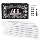 50 Mixed Assorted Sterile Tattoo Needles 6 Sizes - Round Liner 1 3 5 7 9 11 Rl