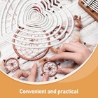 10 Pcs Plastic Hoops Macrame Rings Craft Dreamcatcher Making Supply