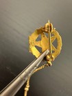Vintage 10k Gold Top Order Of The Eastern Star Past Matron Pin brooch W  Gavel