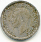 Uk  3 Pence  1943 Km-848  Semi Key Date  Lotjun2628