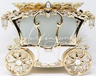 Bath   Body Works Disney Princess Gold Carriage Candle Holder Lightup Cinderella