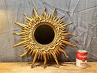 Vintage Carolina Mirror Company Sunburst Wall Mirror - Mcm - Hollywood Regency