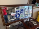 Rolling Rock Latrobe Brewing Co  Advertising Bar Mirror