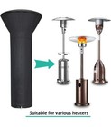 Outdoors Standing Heater Protective Cover Waterproof Round Patio With Zip Pouch