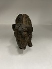 Antique Southwest Buffalo Bison Animal Large Figural Cast Iron Still Bank 8 