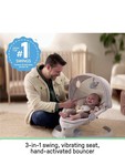 Ingenuity  Baby Swing With Bluetooth Music Damage Box   Light Gray