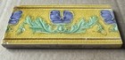 England Boote - Antique Art Nouveau Majolica Border Tile C1900
