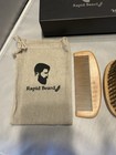 Rapid Beard Shaving Kit Brush  Comb  Scissors  Travel Bag