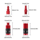 14pcs Air Hose Fittings  1 4  Npt Quick Connect Air Coupler And Plug Kit Red