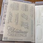 Stampin    Up Greatest Part Of Christmas Cling Stamp Set New 150554