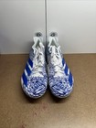 Adidas Adizero Electric Grafiti Football Cleats Navy white Mens Sz 9 5 Ih8569