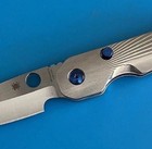 Spyderco Smock Compression Lock 3 39  Blade R g metalwork Custom Titanium Scales