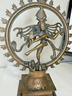 Antique Indian Bronze Figure Of Shiva As Lord Of Dance  shiva Nataraja 