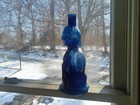 Cobalt Blue Washington Bust Simon s Centennial Bitters Clevenger Repro Bottle