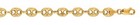 14k Yellow Gold 10  Puffed Anchor Mariner Chain Link Anklet bracelet 4 7 Mm 5 Gr