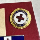 Vtg Wwii Era Numbered American National Red Cross Nurse Lapel Pin Lot Of 3