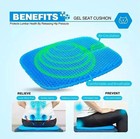 Gel Seat Cushion Double Thick Egg Seat Cushion Non Slip Cover Breathable Design