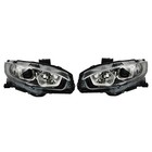 For Honda Civic 2016-2019 2020 Halogen W drl Headlights Headlamp Left right Side