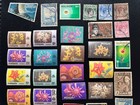 Malaysia Malaya Lot Of 30  1970-1980s Mixed Flowers Postage Stamp Used  27