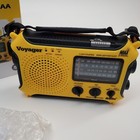Yellow Kaito Ka500 Voyager Solar Crank Battery Survival Radio Am Fm Shortwave
