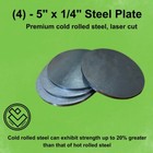  4  -1 4  Round Steel Plates  5  Diameter  Cold Rolled Steel  Superior Strength