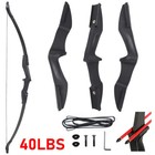 Right Left Hand 57 Inch Takedown Recurve Bow Hunting Or  12pcs Arrow Set Archery
