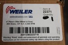 Weiler 22371 4  Plater s Crimped Wire Wheel  003  Brass Fill 1 4  Arbor Hole Usa
