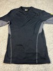 Under Armour Compression Shirt Adult Medium Black Long Sleeve 1 5 Basemap Mens  