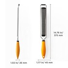 Deiss Pro Lemon Zester   Heavy Duty Cheese Grater   Vegetable Grater Parmesan
