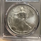 2003 American Silver Eagle First Strike Pcgs Ms70  Pcgs Pop 673 Has Spots   175