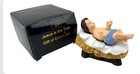 2 Inch Baby Jesus Figurine With Manger Nativity Statue