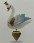 New 2017 Hallmark Seven Swans A Swimming 12 Days Of Christmas Ornament Gift