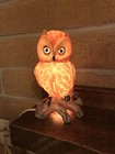 Vintage Ardalt Owl Night Light Lamp Japan Ceramic 6 
