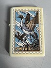 Zippo 1999 Canvas Back Pintail Barrett Smythe Lighter Sealed In Box A193