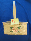 Lot Of 9 Wicker Baskets Various Sizes  Shapes  Colors  see Descriptions 