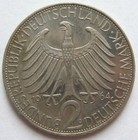 Coin Frg Max Planck 2 Dm 1964 G In Uncirculated From Proof