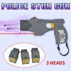 Stun Gun 10 Mv Pistol Grip Self Defense Rechargeable Led Flashlight Silver