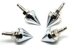 Spike License Plate Bolts Universal Fit Zinc Die Cast 1 8    Od Up 10878-pack Of 4